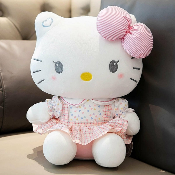 Hello Kitty Other - Hello Kitty Plush Toy with Pink Bow 41cm